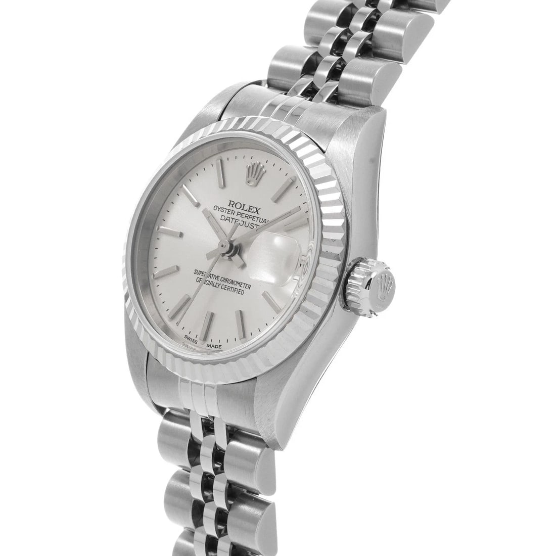 ROLEX DATEJUST SILVER WATCH - 2