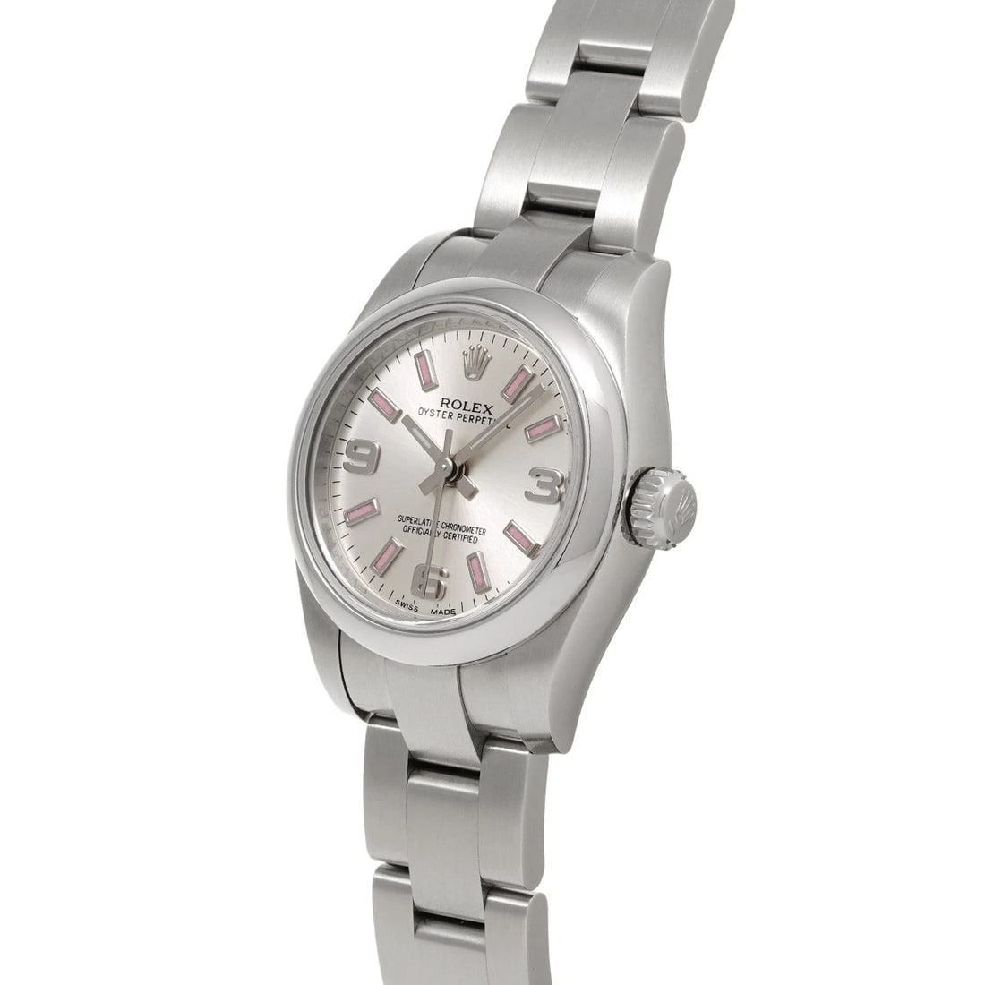 ROLEX OYSTER PERPETUAL SILVER WATCH - 2