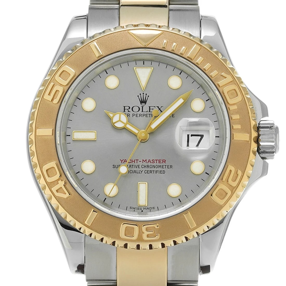 ROLEX YACHT MASTER GRAY WATCH - 5