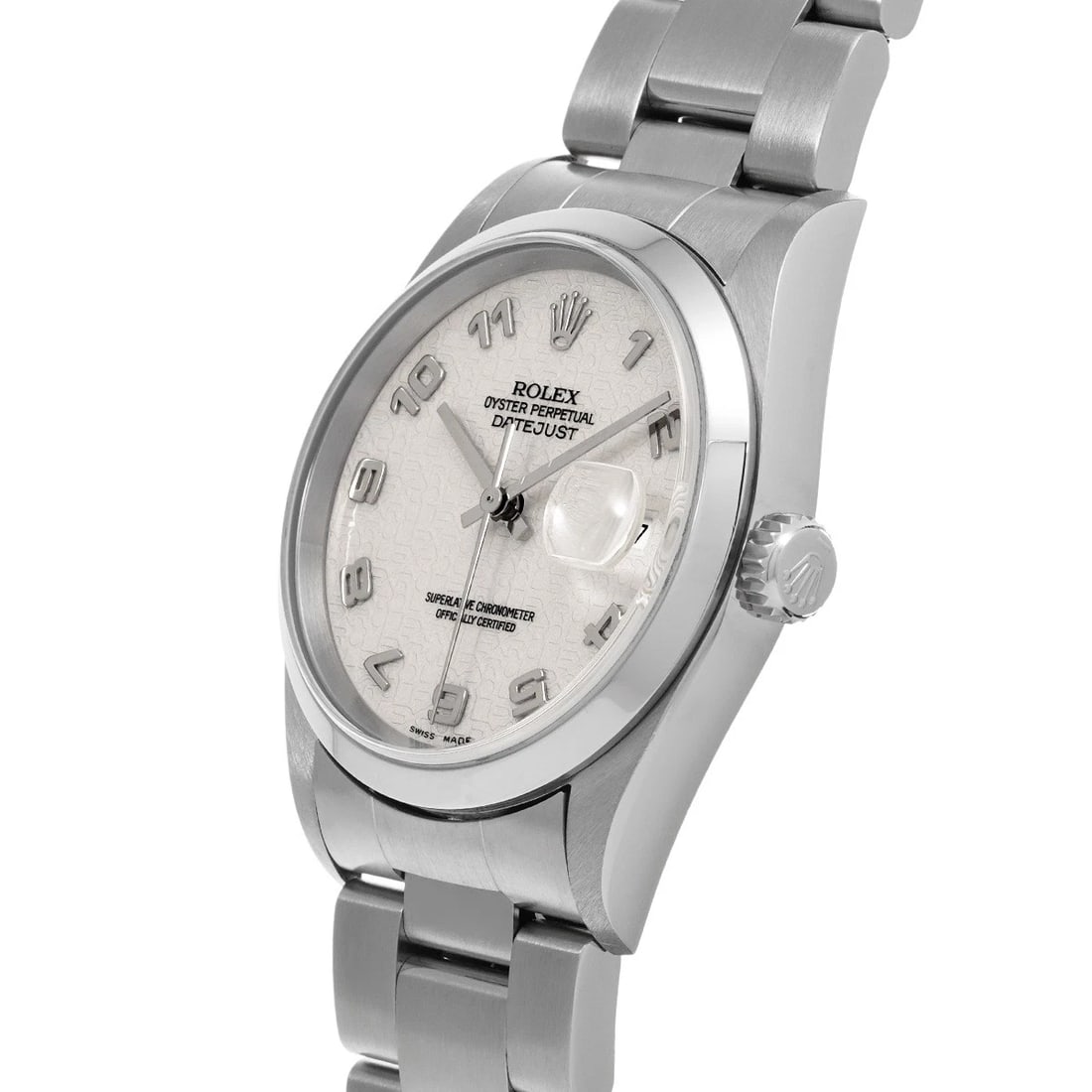ROLEX DATEJUST IVORY COMPUTER WATCH - 2