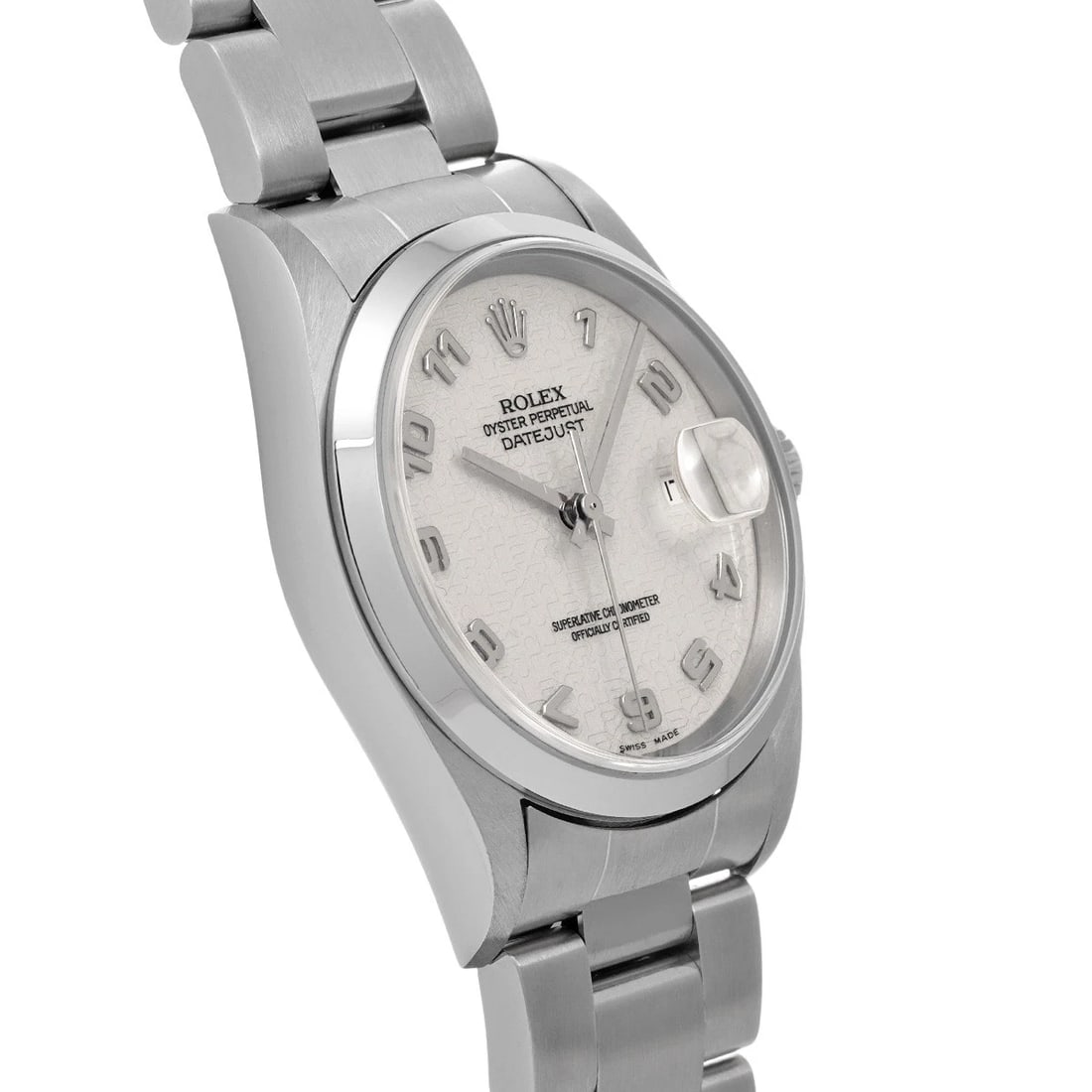 ROLEX DATEJUST IVORY COMPUTER WATCH - 3