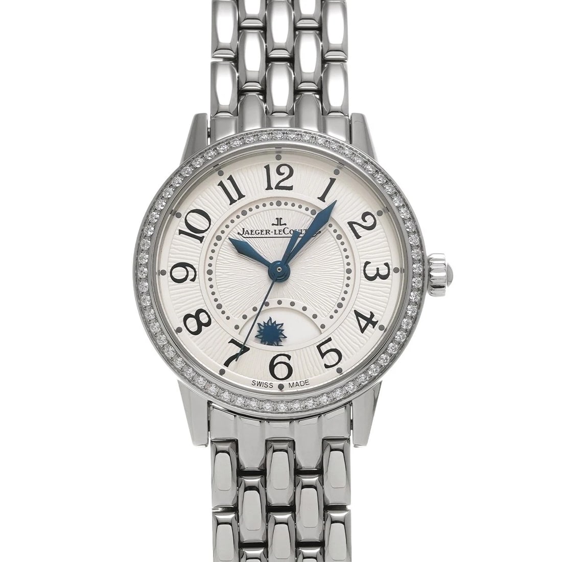 JAEGER LECOULTRE RENDEZVOUS SILVER WATCH: Jaeger LeCoultre Rendezvous Silver WATCH Brand: Jaeger-LeCoultre Type: Wristwatch Material: Band Material Stainless steel, Case Material Stainless steel Color: Dial Color Silver Size: Case H/about