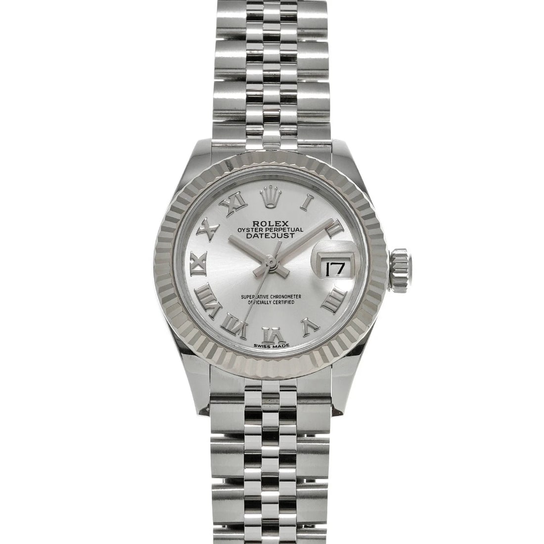 ROLEX DATEJUST SILVER WATCH: ROLEX Datejust Silver WATCH Brand: ROLEX Type: Wristwatch Material: Band Material Stainless steel, Case Material Stainless steel Color: Dial Color Silver Size: Case H/about 28mm W/about 28mm D/abo