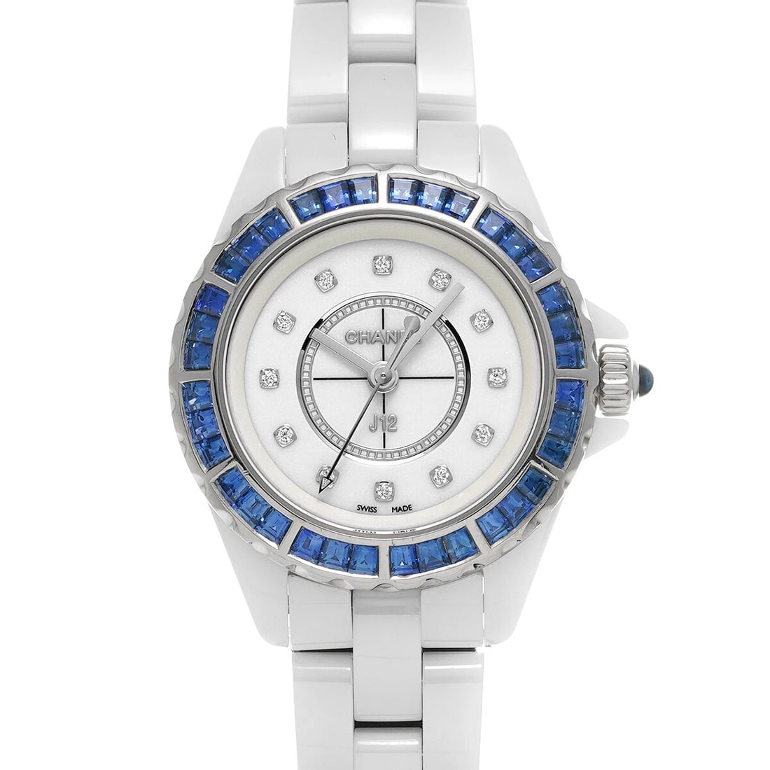 CHANEL J12 WHITE DIAMOND WATCH (1 of 4)