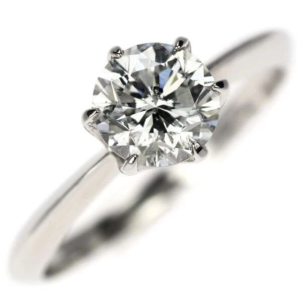 PT950 DIAMOND RING: Pt950 Diamond Ring Brand: None Type: ring Material: Metal Pt950 Main Stone/Creation Natural Color: Platinum Size: 6 US Accessories: None Accessories Notice: When purchasing pre-owned goods,