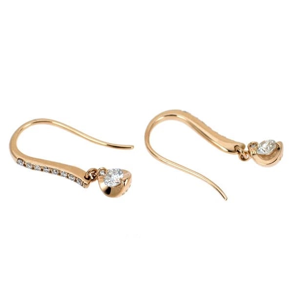 K18PG DIAMOND EARRING - 2