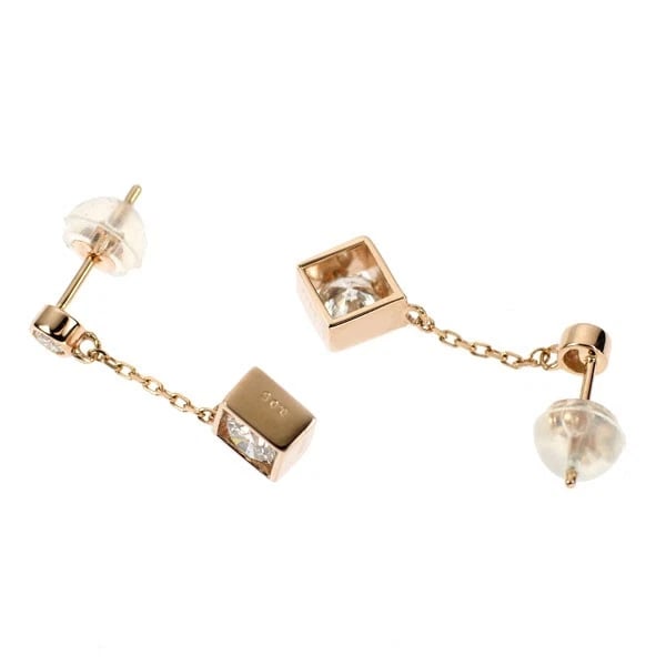 K18PG DIAMOND EARRING - 2