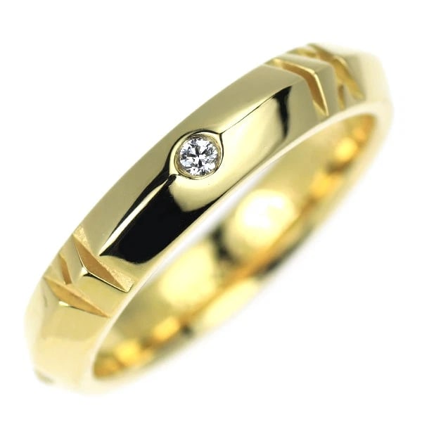 TIFFANY & CO K18YG DIAMOND RING (1 of 3)