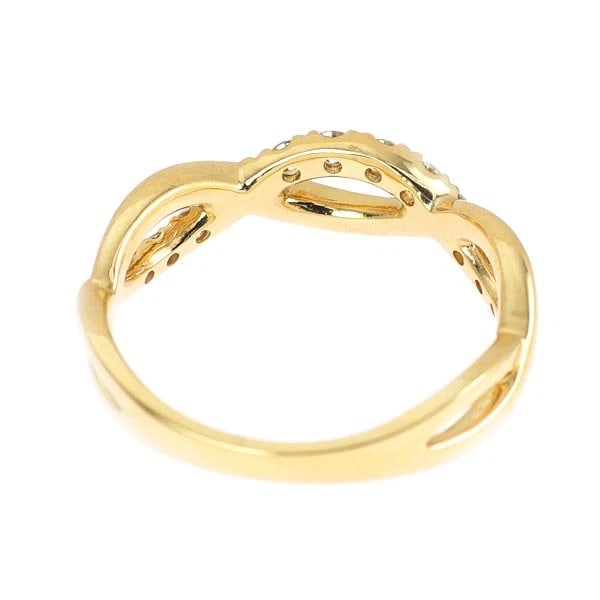 K18YG DIAMOND RING - 2