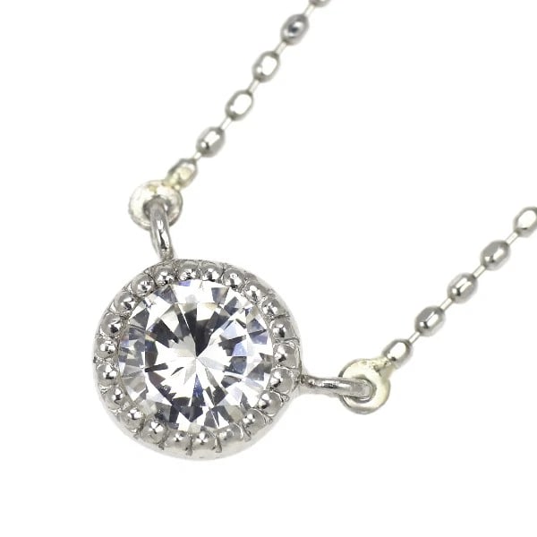 PT950/ PT850 DIAMOND PENDANT NECKLACE: Pt950/ Pt850 Diamond Pendant Necklace Brand: None Type: pendant necklace Material: Metal Pt850 Main Stone/Creation Natural Color: None Size: Necklace: Chain Length ?46Length/Width/Diameter 5.9