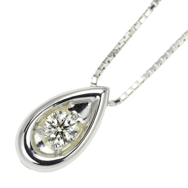 TASAKI PEARL K18WG DIAMOND PENDANT NECKLACE: Tasaki Pearl K18WG Diamond Pendant Necklace Brand: Tasaki Pearl Type: pendant necklace Material: Metal K18WG Main Stone/Creation Natural Color: None Size: Necklace: Chain Length