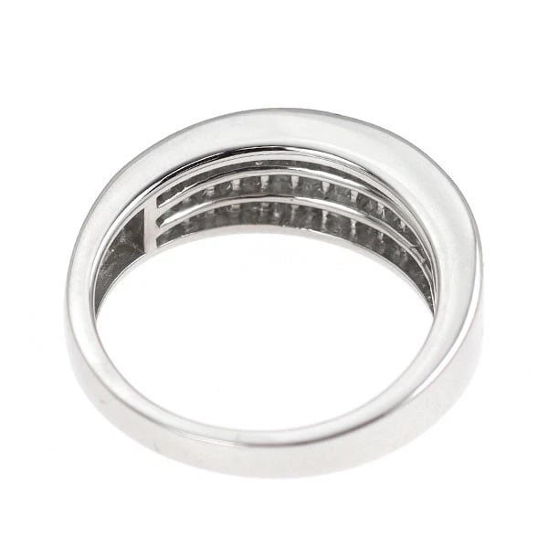 PT950 PRINCESS CUT DIAMOND RING - 2