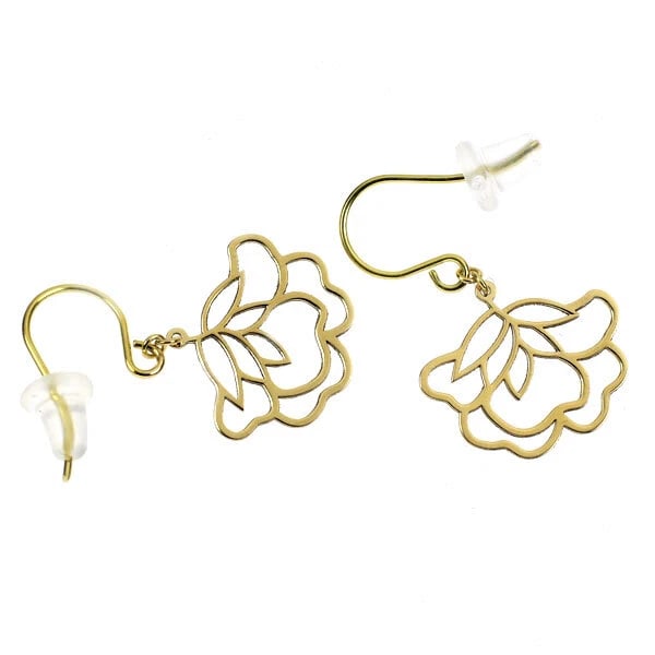 K18YG EARRING - 2