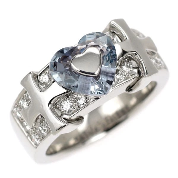 PT900 VIOLET SAPPHIRE DIAMOND RING: Pt900 Violet Sapphire Diamond Ring Brand: None Type: ring Material: Metal Pt900 Main Stone/Creation sapphires Color: None Size: 4.75 - 5 US Accessories: None Accessories Notice: When