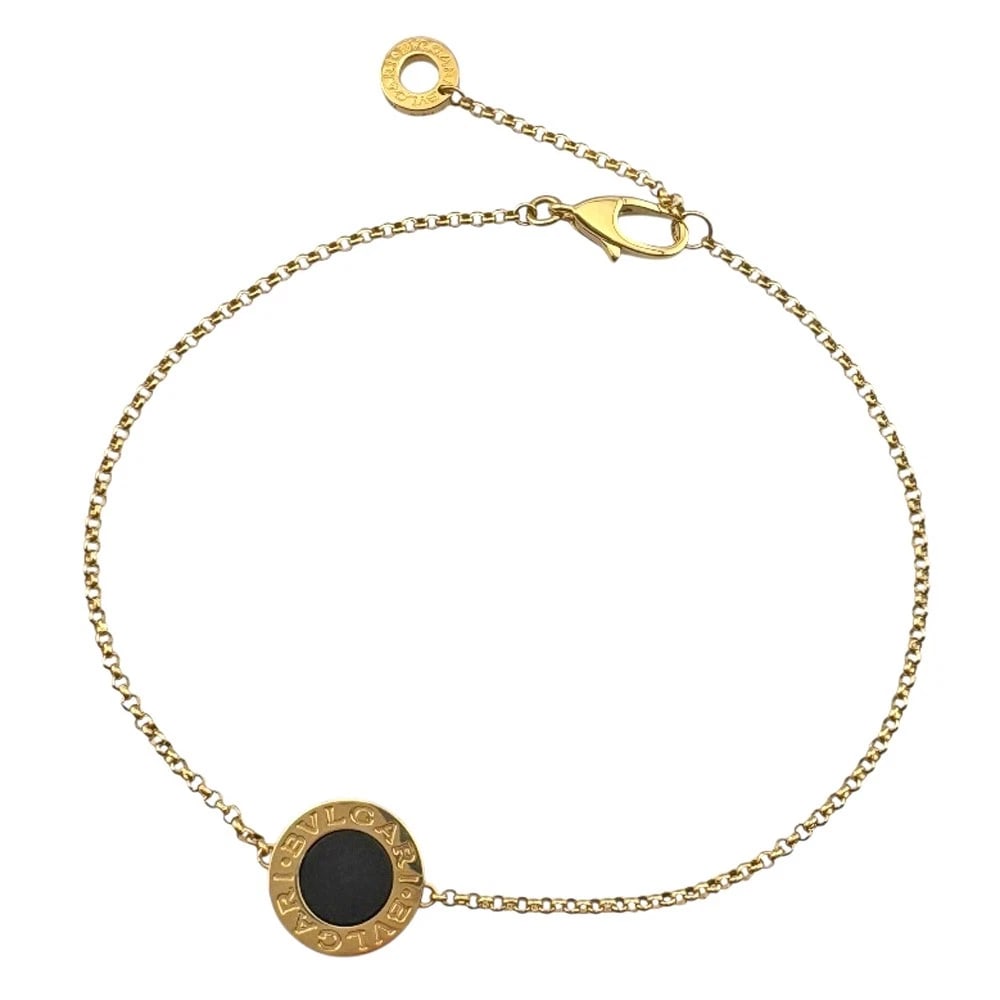 BVLGARI BRACELET K18 YELLOW GOLD ONYX (1 of 5)