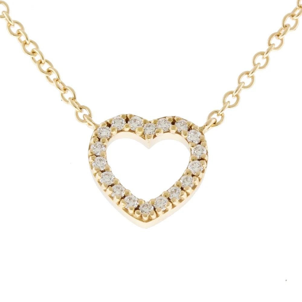 TIFFANY&CO. NECKLACE K18 PINK GOLD DIAMOND: TIFFANY&Co. Necklace K18 Pink Gold diamond Brand: Tiffany&co. Type: Necklace Material: K18 Pink Gold Main Stone/Creation Natural Color: gold Size: Size(CM) Total Length:41cm Chain width:1.0mm Top: