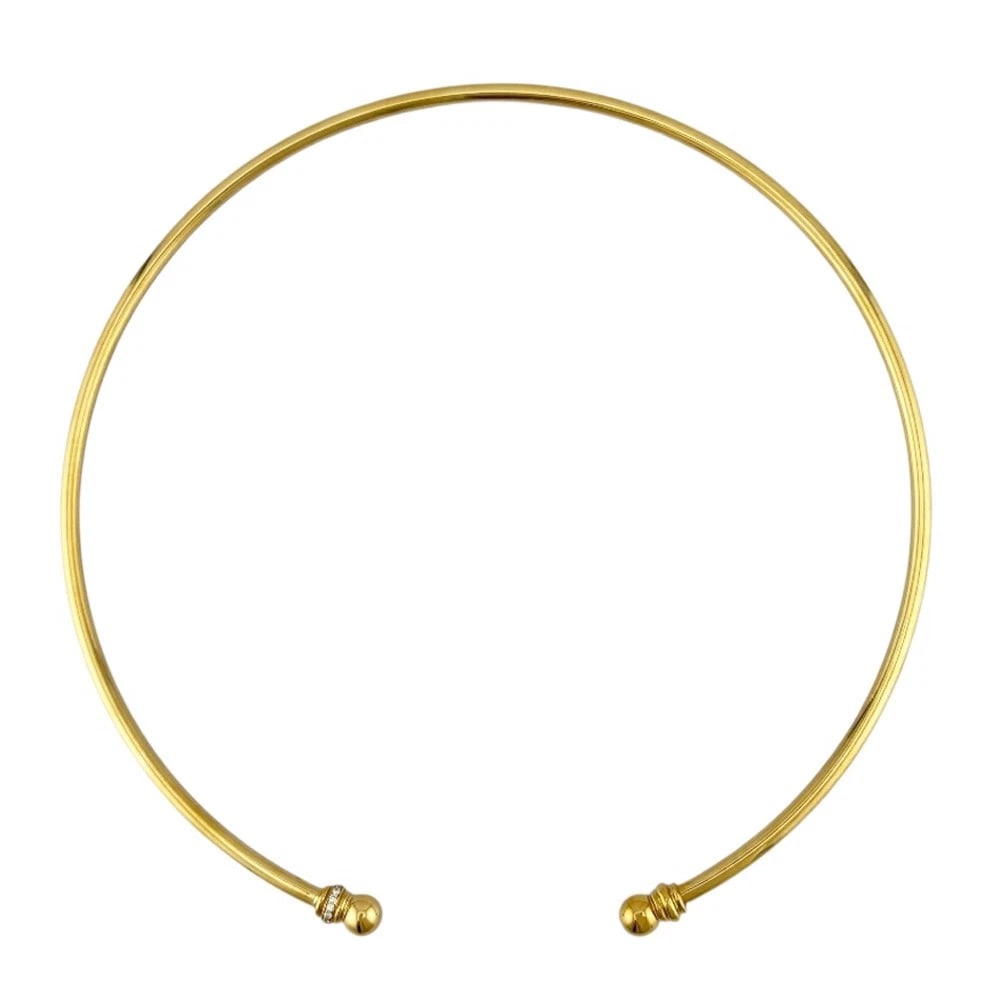 PONTE VECCHIO NECKLACE K18 YELLOW GOLD DIAMOND: Ponte Vecchio Necklace K18 yellow gold diamond Brand: Ponte Vecchio Type: Necklace Material: K18 yellow gold Main Stone/Creation Natural Color: gold Size: Size(CM) drop ?15.4" Maximum width?0.2"