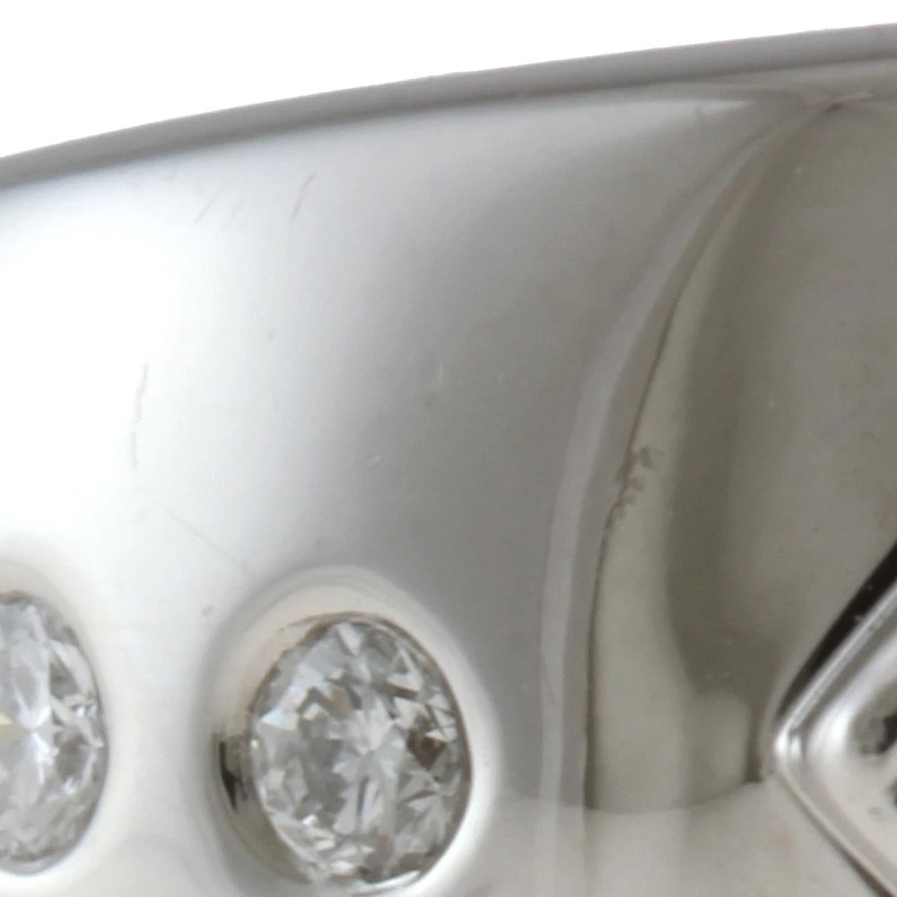 RING PT900PLATINUM RUBY DIAMOND - 9