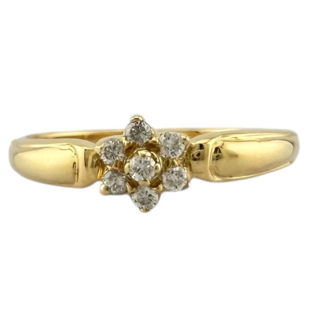 RING K18 YELLOW GOLD DIAMOND: Ring K18 yellow gold diamond Brand: Unbranded Type: Ring Material: K18 yellow gold Main Stone/Creation Natural Color: gold Size: US 5 3/8 Accessories: None Accessories Notice: When purchas