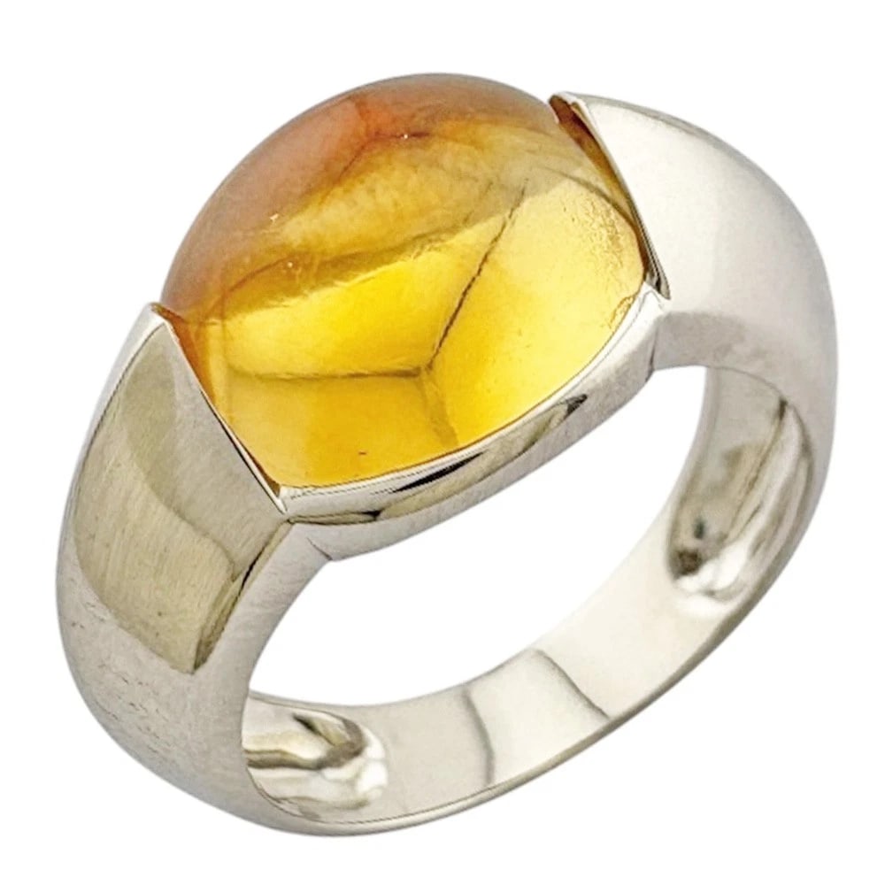 RING K18 WHITE GOLD CITRIN (1 of 5)