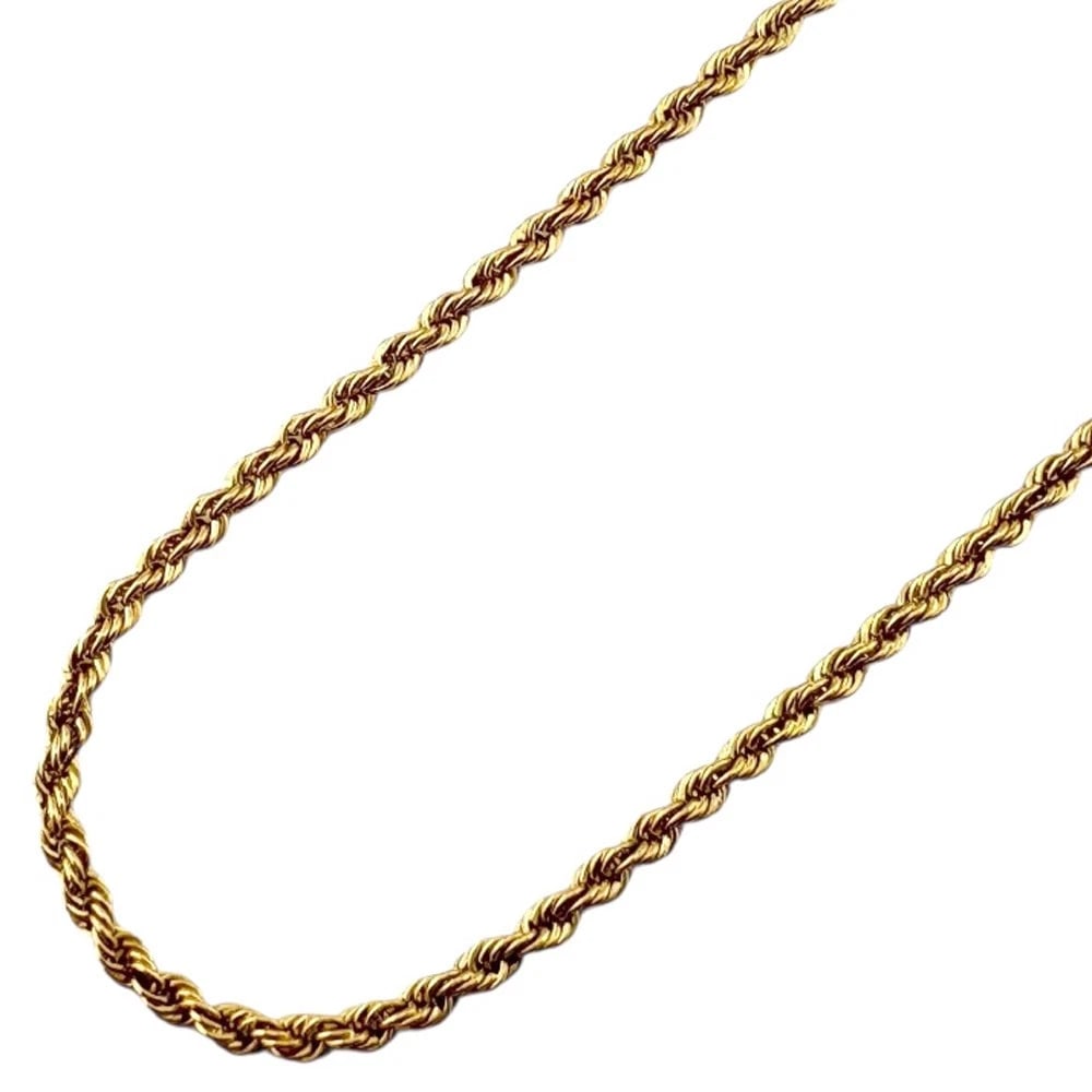 ITALY NECKLACE K18 YELLOW GOLD CHAIN ONLY: Italy Necklace K18 yellow gold Chain only Brand: Unbranded Type: Necklace Material: K18 yellow gold Color: gold Size: Size(CM) Total Length:41.5cm Chain width:2.0mm Accessories: None Acces
