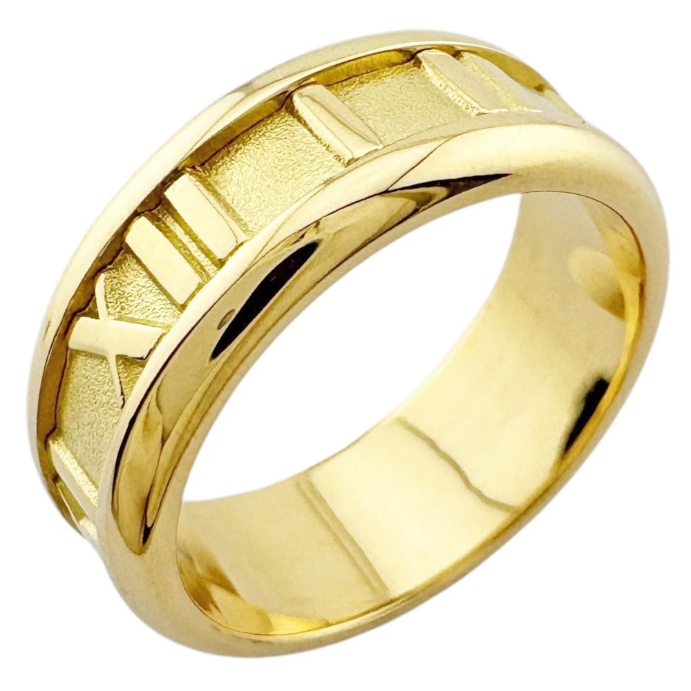 TIFFANY&CO. RING K18 YELLOW GOLD: TIFFANY&Co. Ring K18 yellow gold Brand: Tiffany&co. Type: Ring Material: K18 yellow gold Color: gold Size: US 6 1/2 Accessories: None Accessories Notice: When purchasing pre-owned goods,