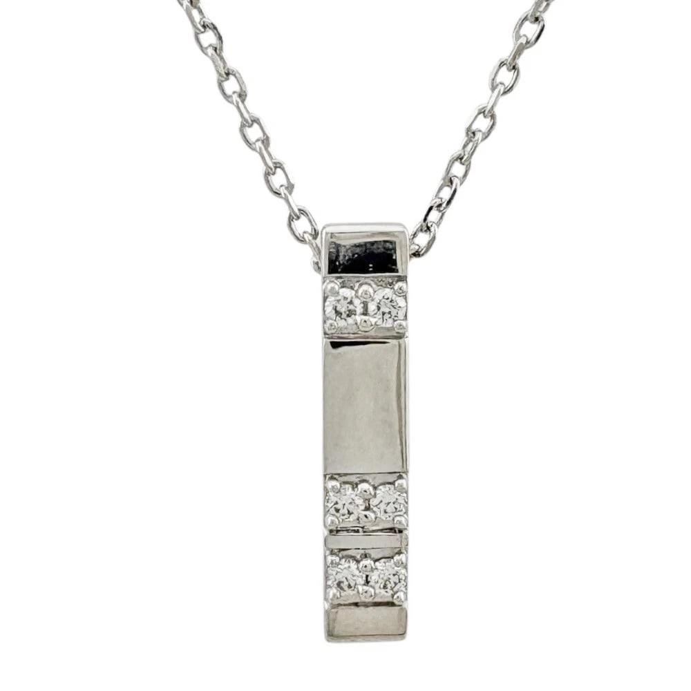 TASAKI NECKLACE K18 WHITE GOLD DIAMOND HEART: TASAKI Necklace K18 white gold diamond heart Brand: TASAKI Type: Necklace Material: K18 white gold Main Stone/Creation Natural Color: Silver Size: Size(CM) Total Length:40cm Chain width:1.0mm AdjU