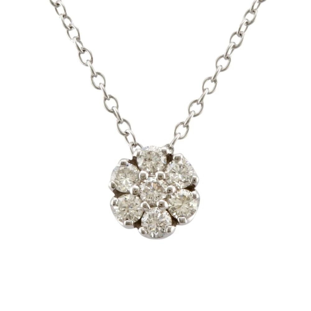 PONTE VECCHIO NECKLACE K18 WHITE GOLD DIAMOND (1 of 6)