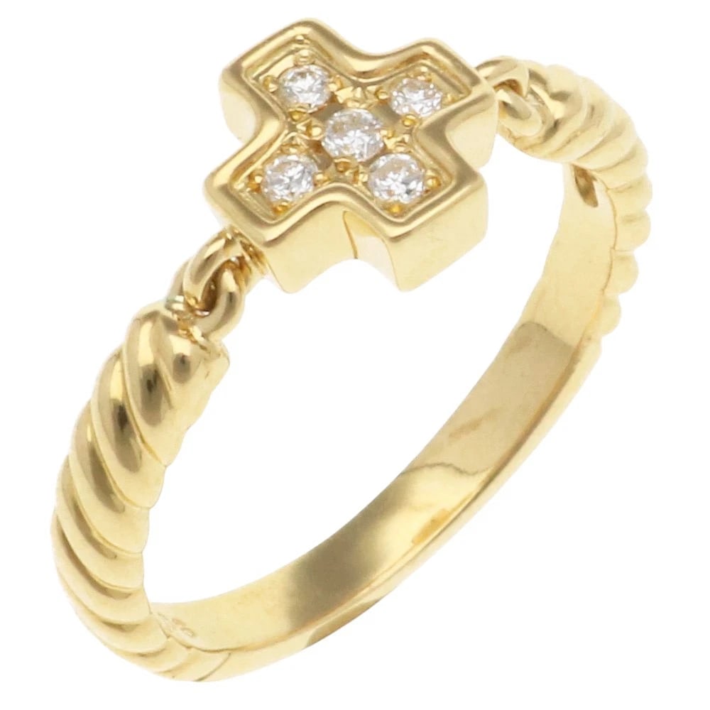 TASAKI RING K18 YELLOW GOLD DIAMOND: TASAKI Ring K18 yellow gold diamond Brand: TASAKI Type: Ring Material: K18 yellow gold Main Stone/Creation Natural Color: gold Size: US 5 3/4 Accessories: None Accessories Notice: When