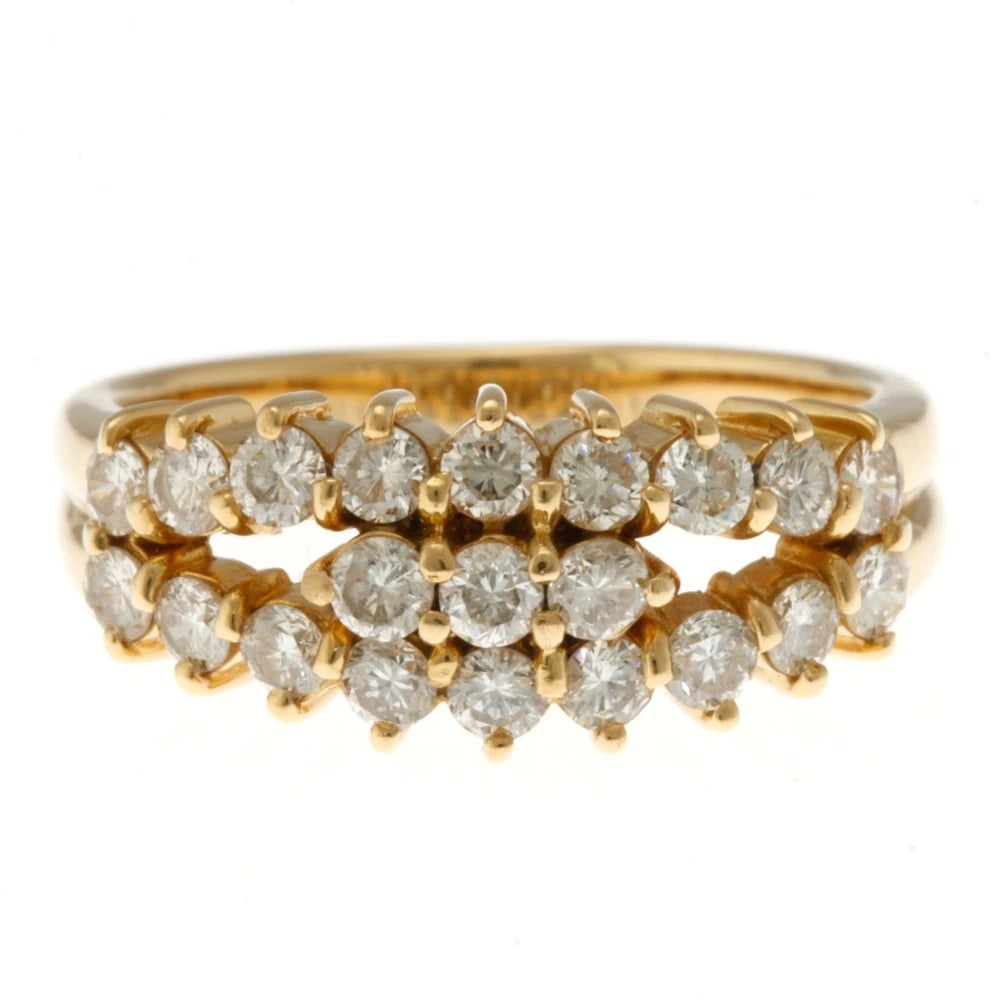 RING K18 YELLOW GOLD DIAMOND (1 of 4)
