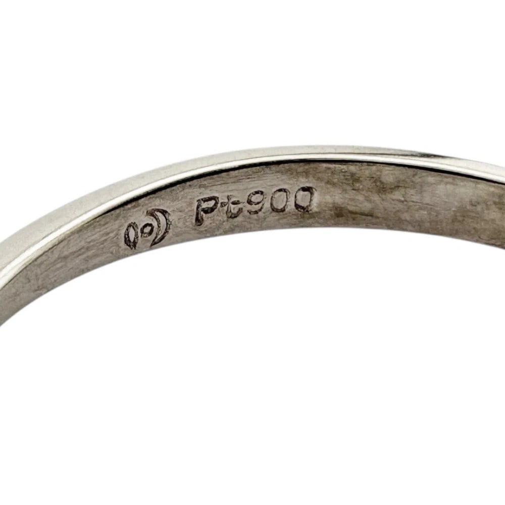 RING PT900PLATINUM DIAMOND - 4