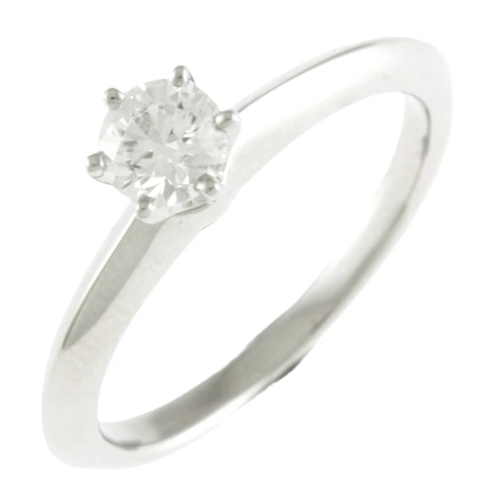 TIFFANY&CO. RING PT950PLATINUM DIAMOND: TIFFANY&Co. Ring Pt950Platinum diamond Brand: Tiffany&co. Type: Ring Material: Pt950Platinum Main Stone/Creation Natural Color: Silver Size: US 4 1/2 Accessories: None Accessories Notice: