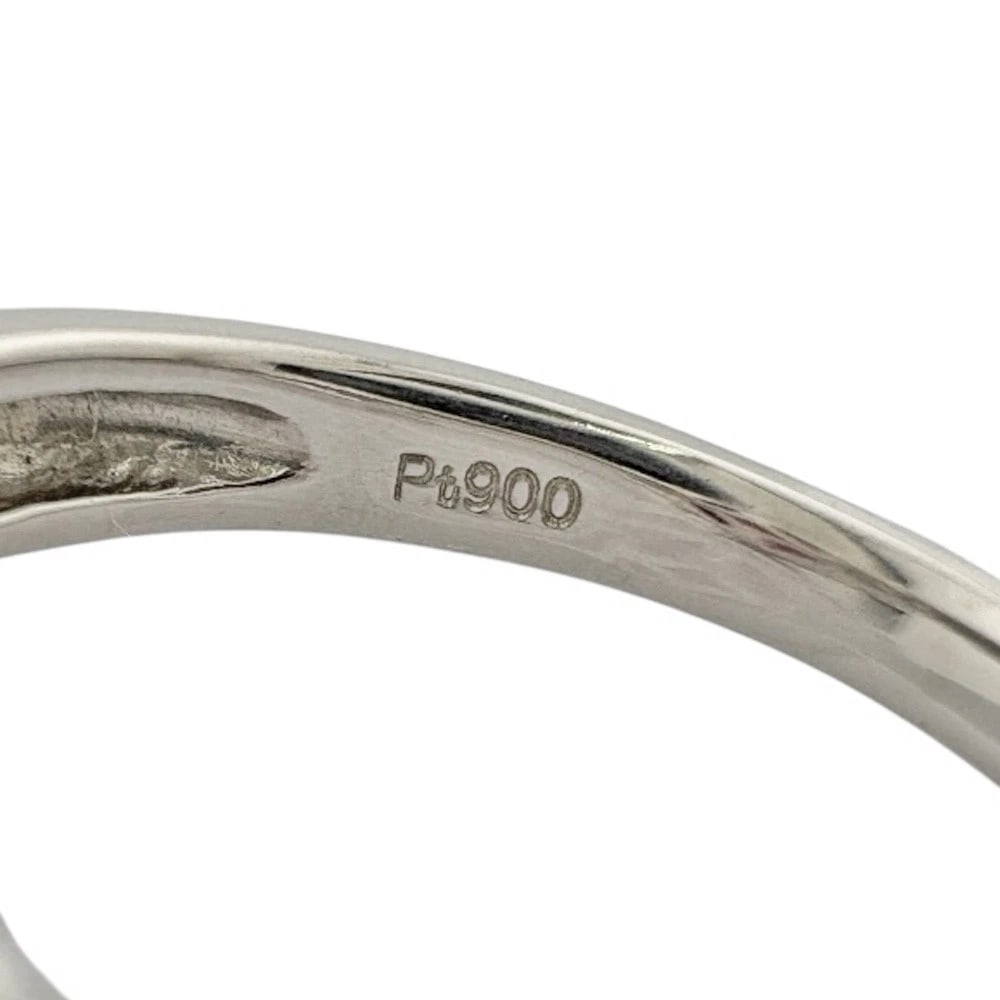 RING PT900PLATINUM DIAMOND - 4