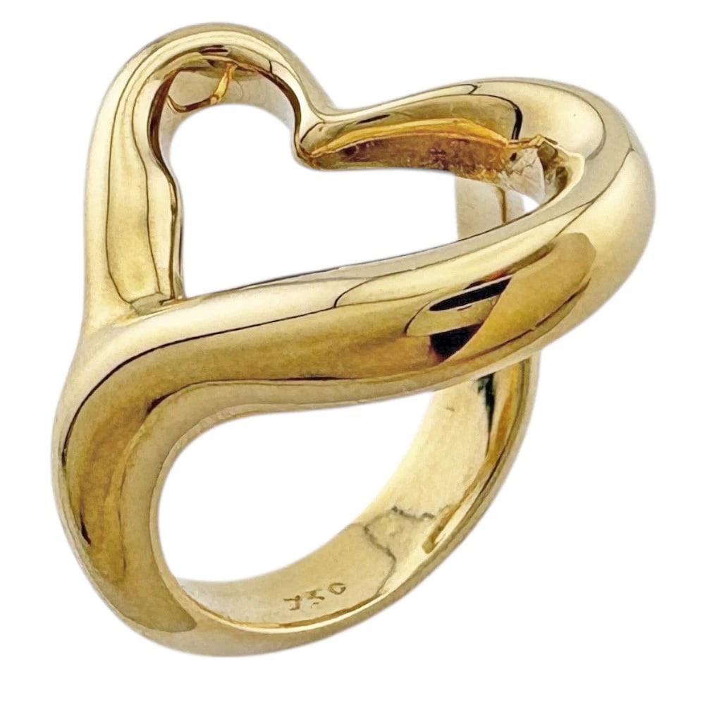 TIFFANY&CO. RING K18 YELLOW GOLD: TIFFANY&Co. Ring K18 yellow gold Brand: Tiffany&co. Type: Ring Material: K18 yellow gold Color: gold Size: US 5 1/2 Accessories: None Accessories Notice: When purchasing pre-owned goods,