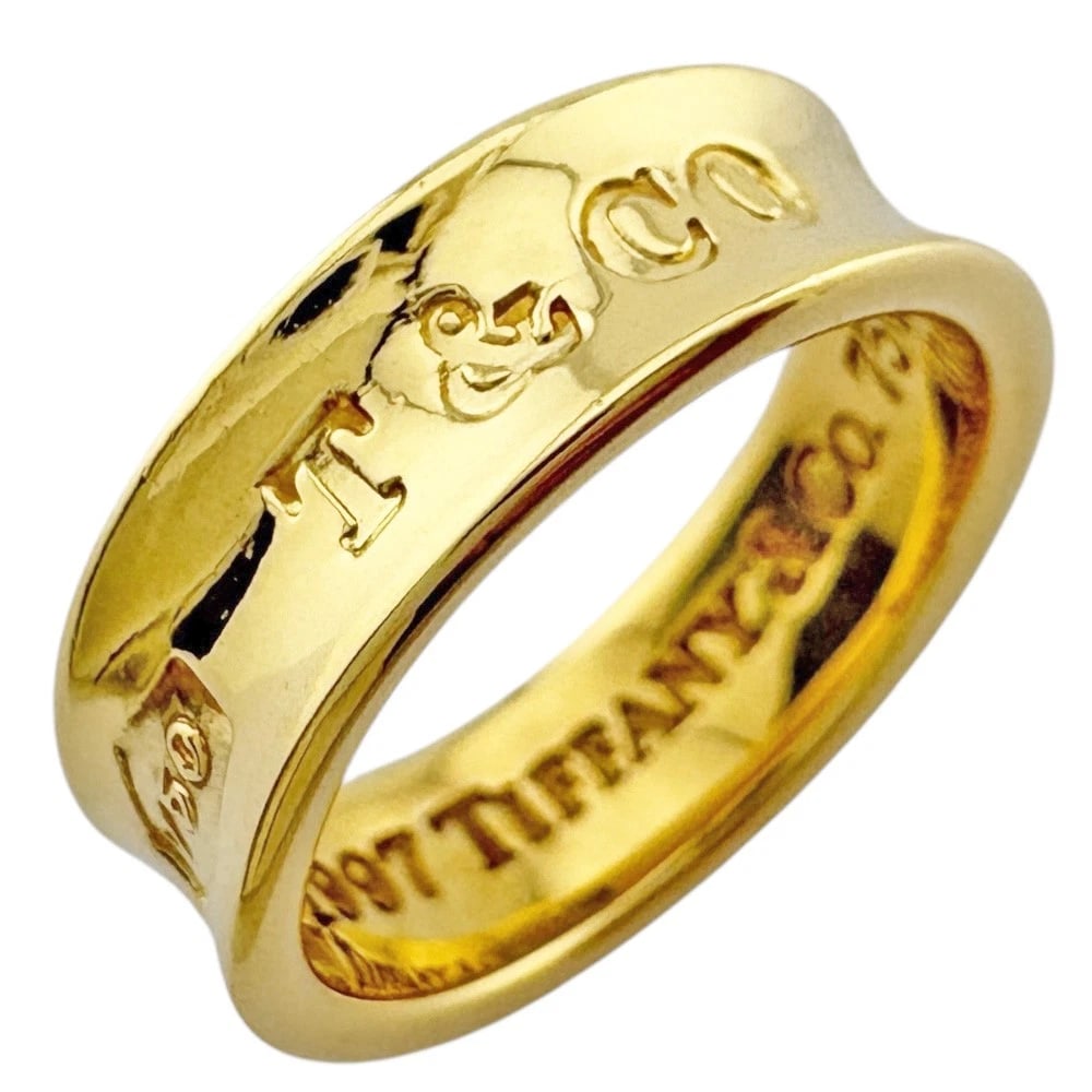TIFFANY&CO. RING K18 YELLOW GOLD: TIFFANY&Co. Ring K18 yellow gold Brand: Tiffany&co. Type: Ring Material: K18 yellow gold Color: gold Size: US 5 Accessories: None Accessories Notice: When purchasing pre-owned goods, pleas