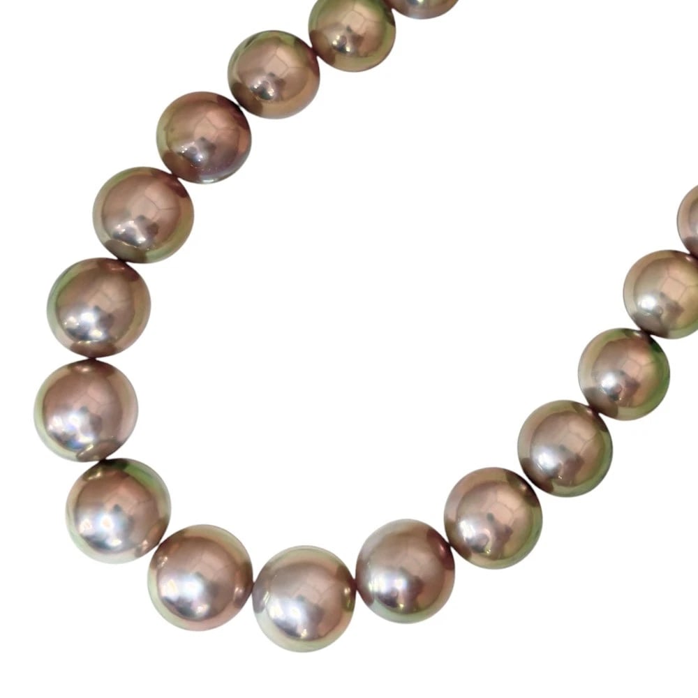 TASAKI NECKLACE K18 YELLOW GOLD MABE PEARL: TASAKI Necklace K18 yellow gold Mabe Pearl Brand: TASAKI Type: Necklace Material: K18 yellow gold Main Stone/Creation Mabe Pearl Color: gold Size: Size(CM) Total Length:46cm Pearl diameter: 13.0mm