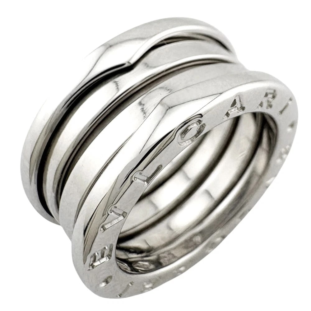BVLGARI RING K18 WHITE GOLD B.ZERO1 3 BANDS (1 of 3)