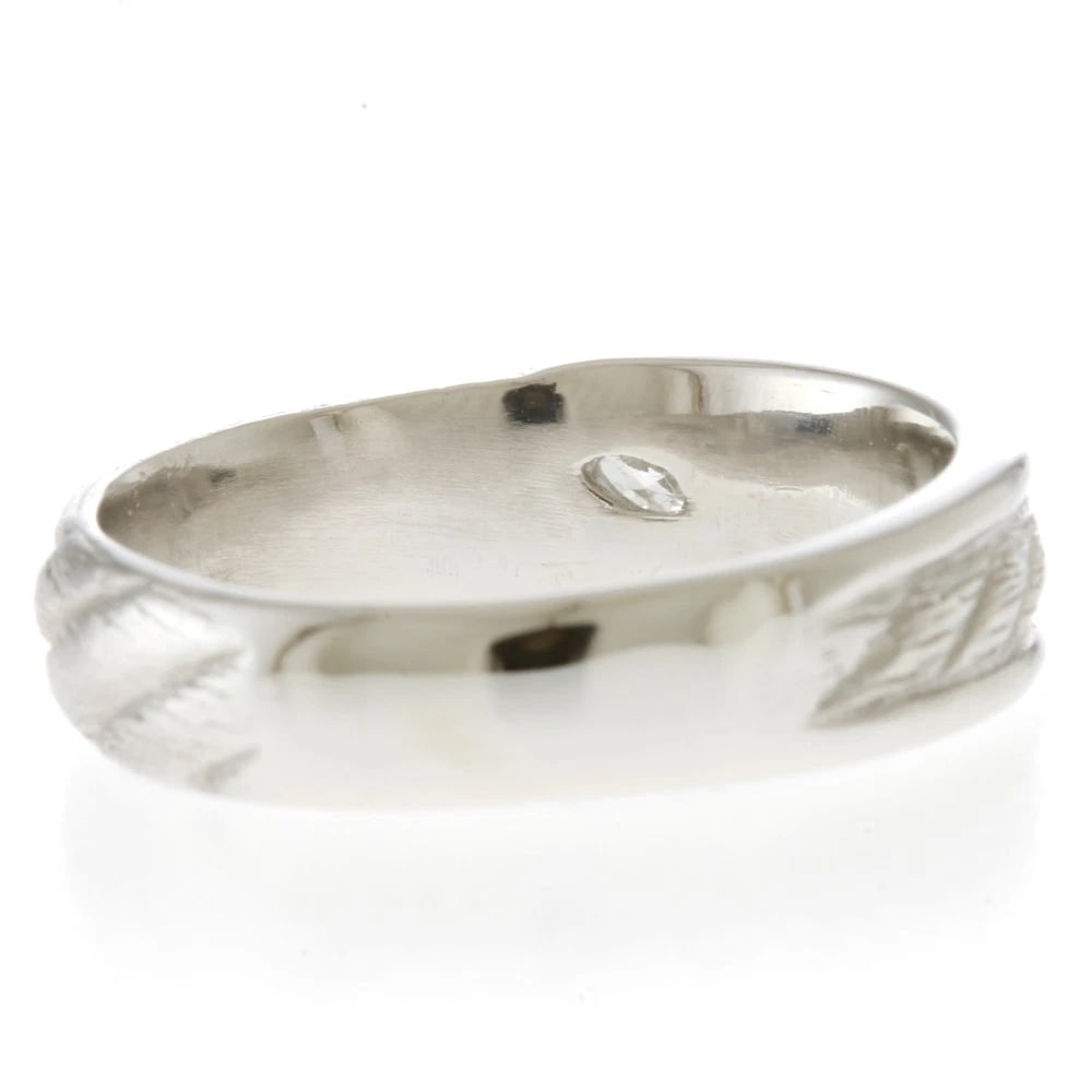 RING PT900PLATINUM DIAMOND - 3