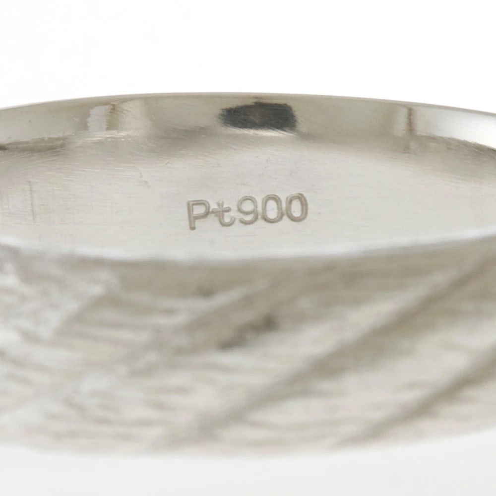 RING PT900PLATINUM DIAMOND - 5