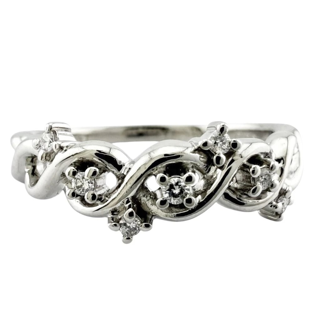 RING PT900PLATINUM DIAMOND (1 of 4)