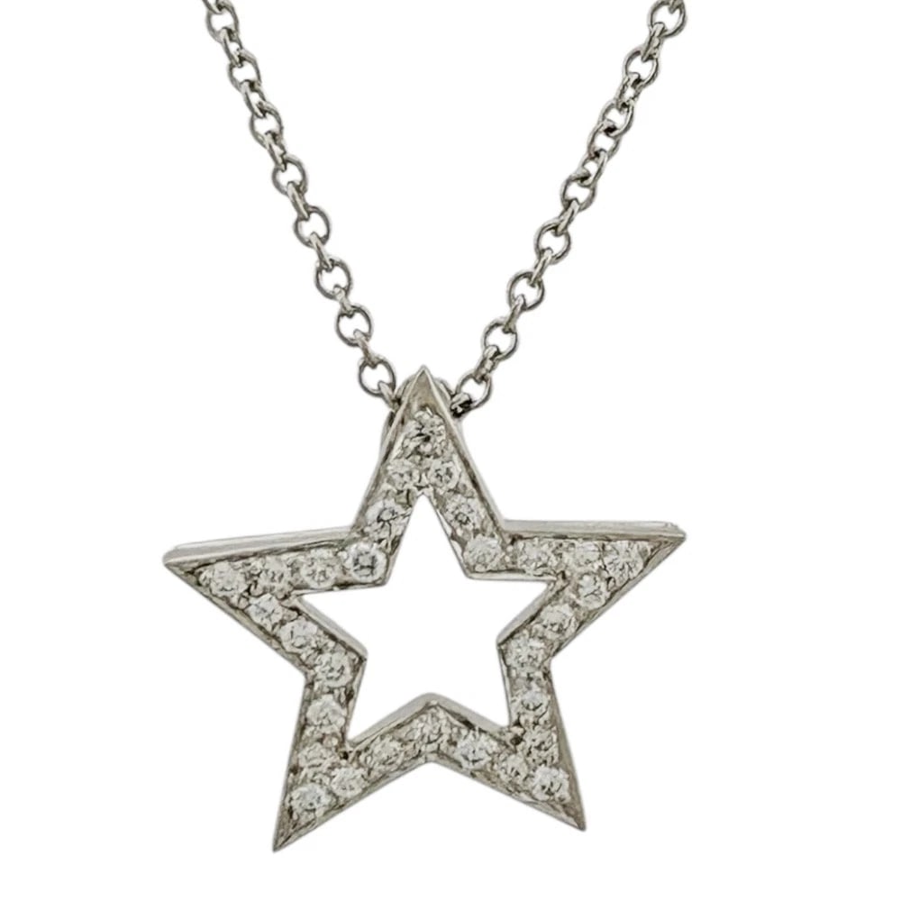 TIFFANY&CO. NECKLACE PT950PLATINUM DIAMOND (1 of 7)