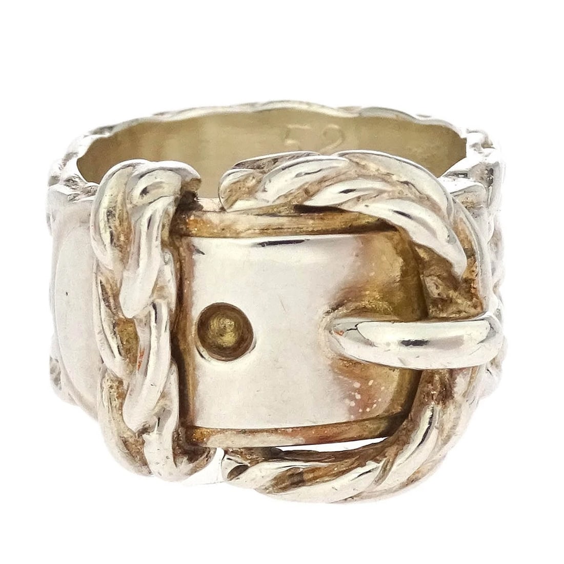 HERMES RING DIANE SV925: Hermes Ring Diane SV925 Brand: HERMÈS Type: Ring Material: SV925 Color: Silver Size: 6 US Accessories: None Accessories Notice: When purchasing pre-owned goods, please refer to the photos