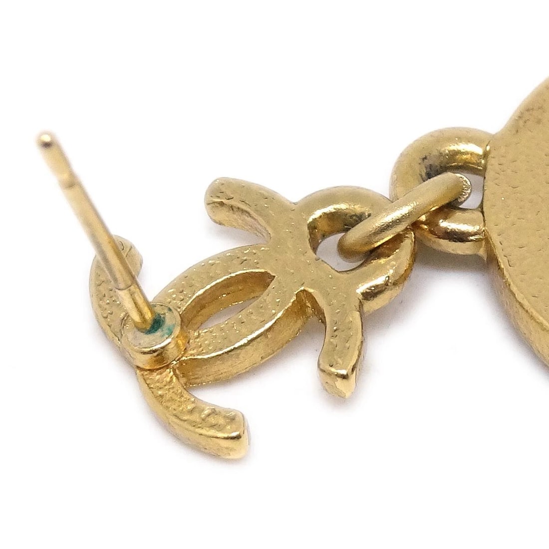 CHANEL BUTTON STAR DANGLE PIERCED EARRINGS - 3