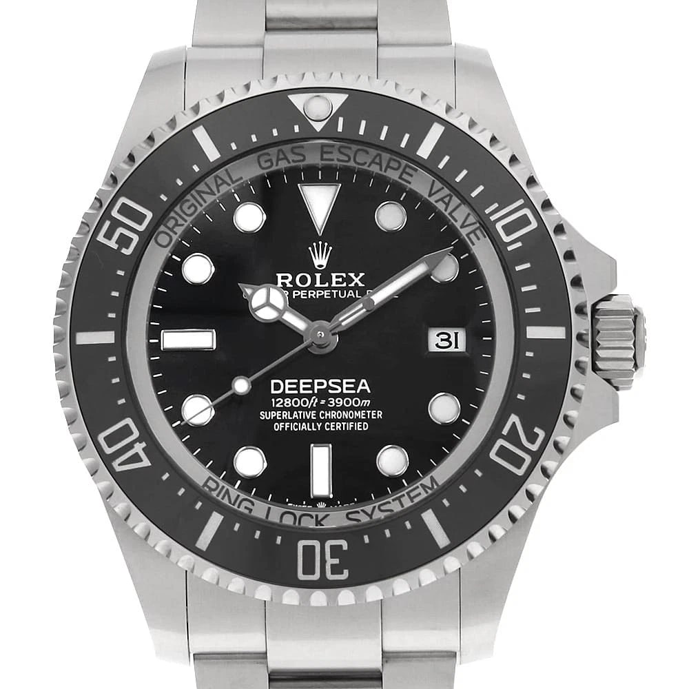 ROLEX DEEP SEA DWELLER NOTATION BLACK WATCH: ROLEX Deep SEA DWELLER notation black Watch Brand: ROLEX Type: Wrist watch Material: Band Material Stainless Steel, Case Material Stainless Steel Color: Dial Color Black Size: Band Size 20cm