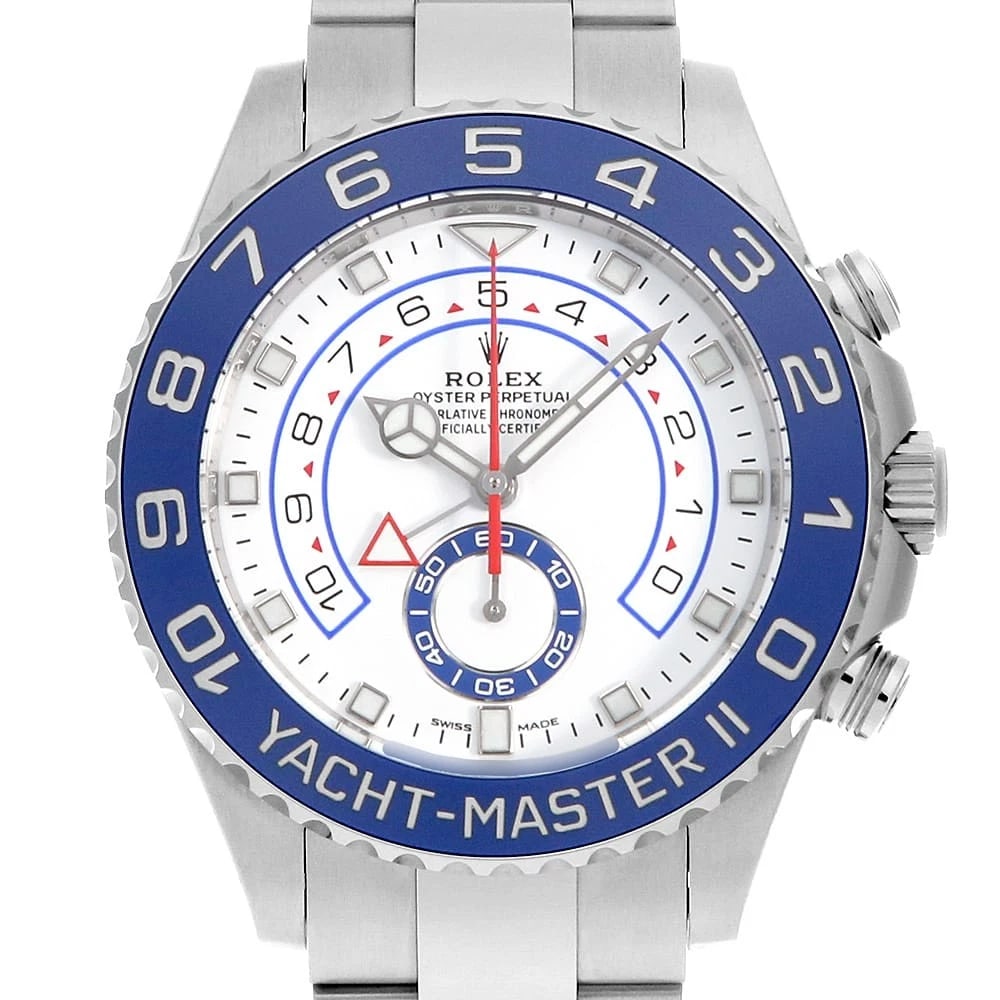 ROLEX YACHT MASTER NEW MERCEDES WHITE SEC WATCH (1 of 6)