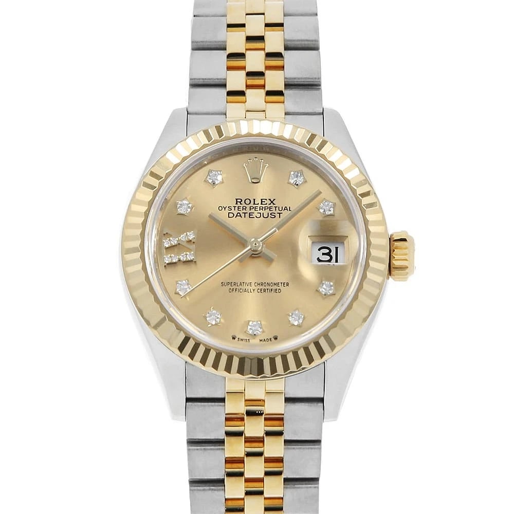 ROLEX DATEJUST STAR DIAMOND CHAMPAGNE SECOND WATCH (1 of 9)