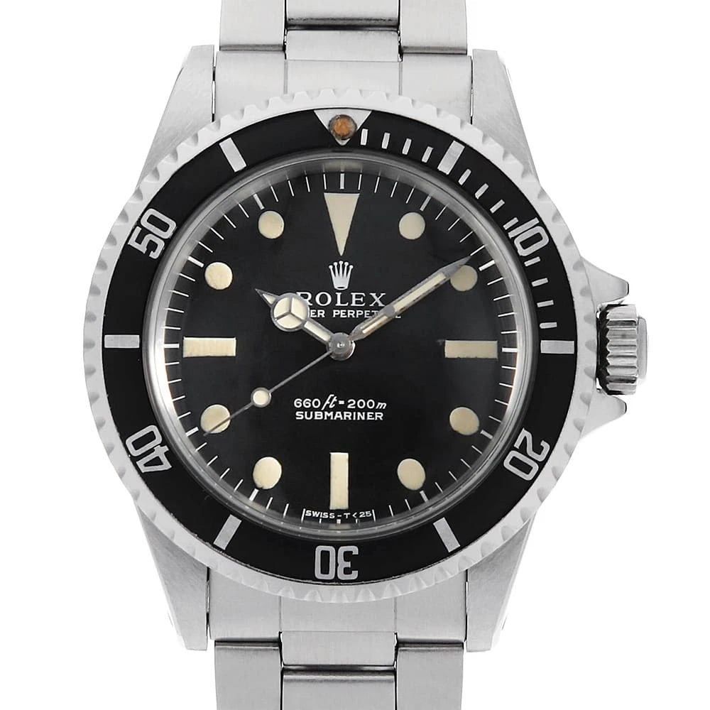 ROLEX SUBMARINER BLACK ANTIQUE WATCH (1 of 8)