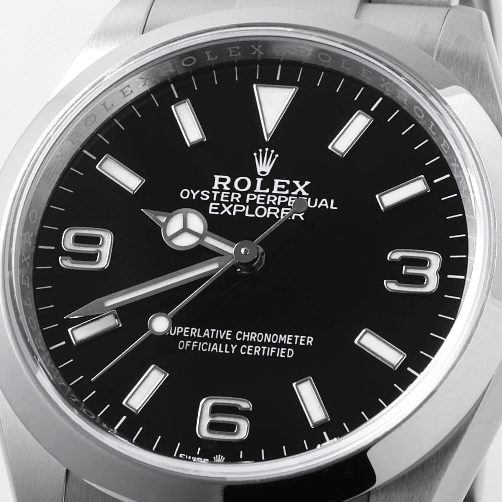 ROLEX EXPLORER BLACK WATCH - 6