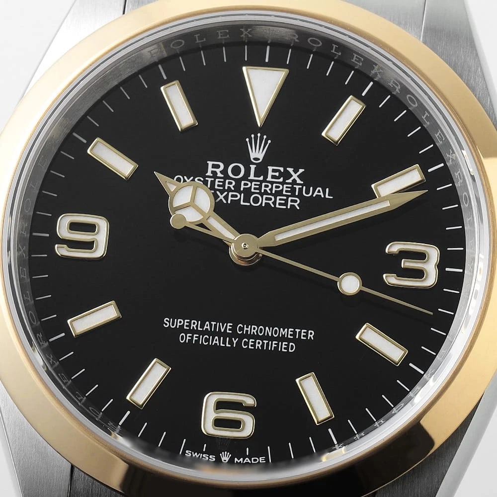 ROLEX EXPLORER BLACK WATCH - 6