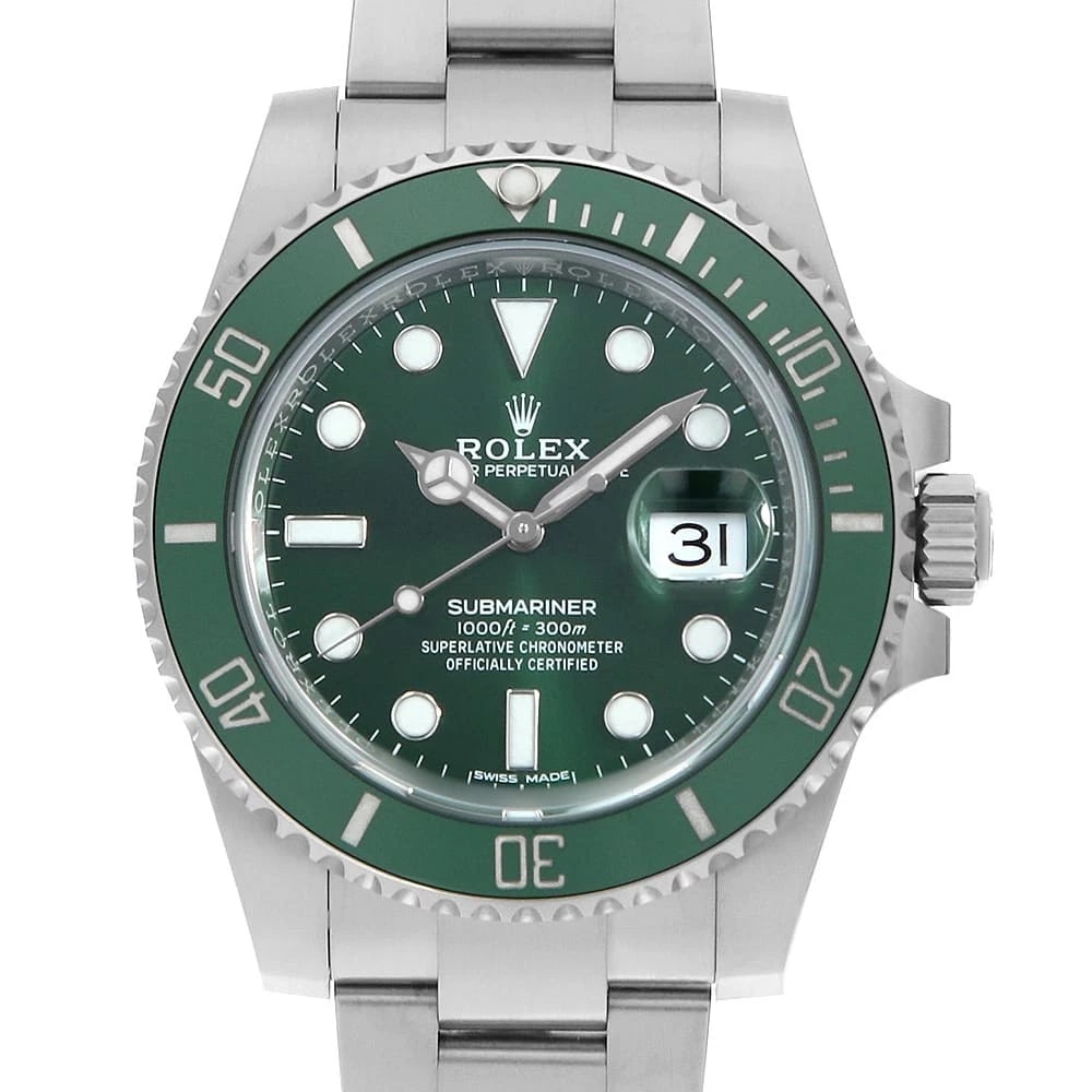 ROLEX SUBMARINER GREEN WATCH (1 of 7)